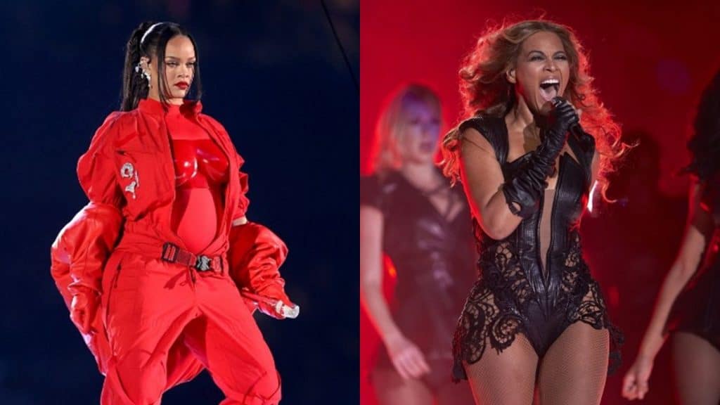 Photo de Beyoncé Superbowl 2016 VS Rihanna 2023 ? Qui a été la meilleure ?