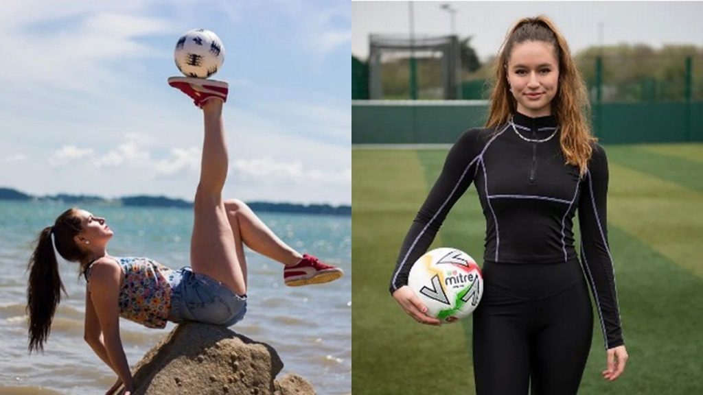 Photo de Lia Lewis, cette footballeuse qui fait chavirer les cœurs