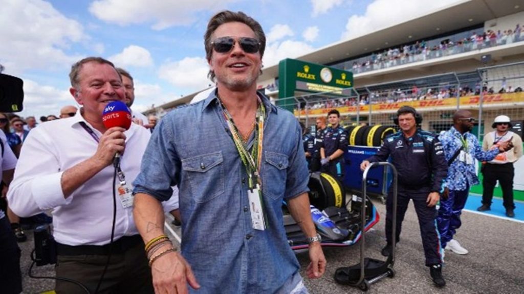 Photo de Brad Pitt en pilote de F1, ça va arriver...