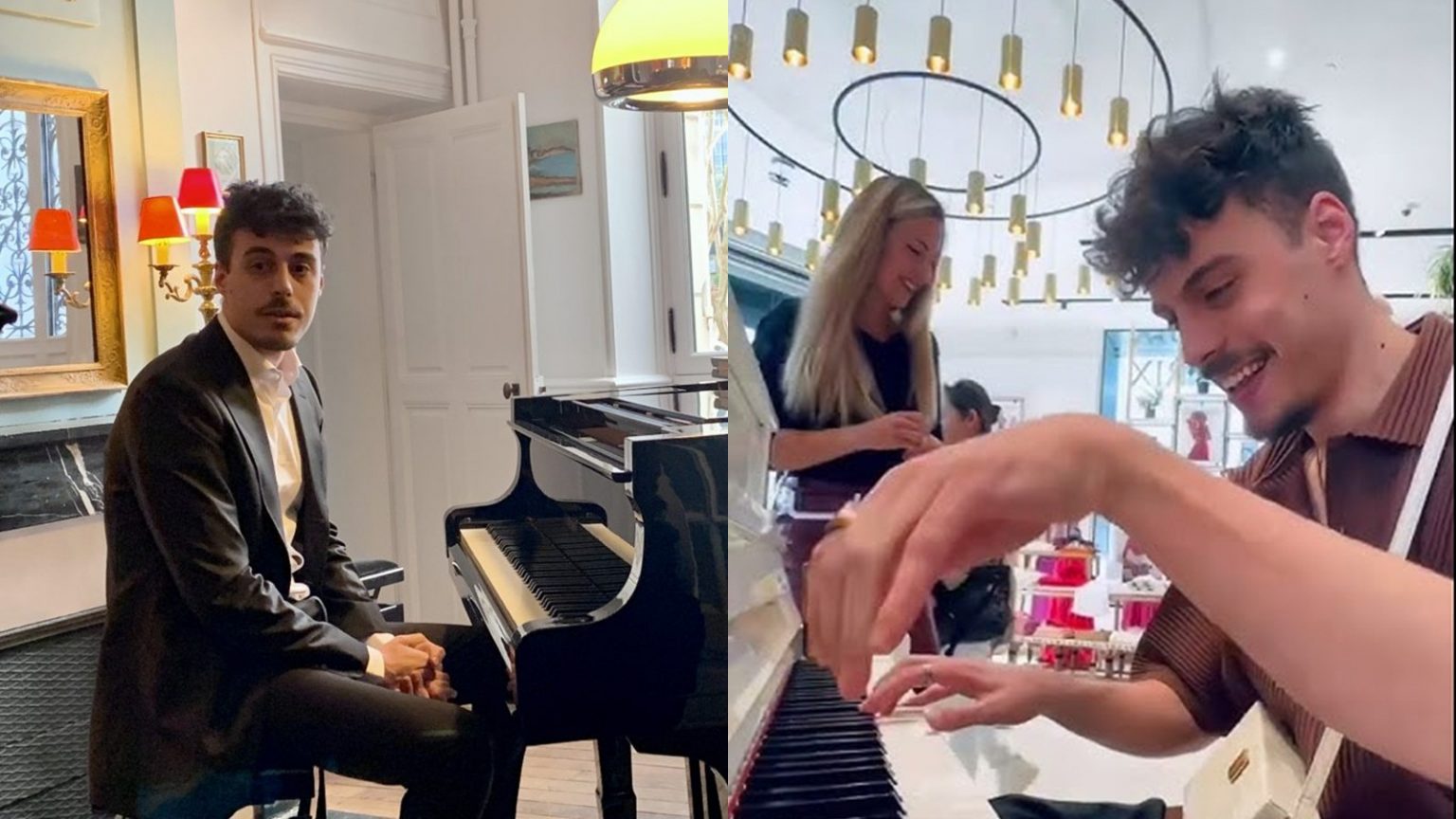 Photo de Il joue du piano dans la gare et fait des millions de vues sur TikTok, voici Aurélien Froissart