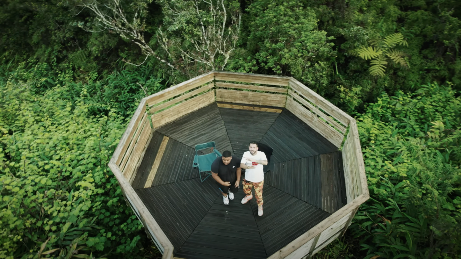 photo de Direction La Réunion pour le gros clip de AsTraL, Kom Zot