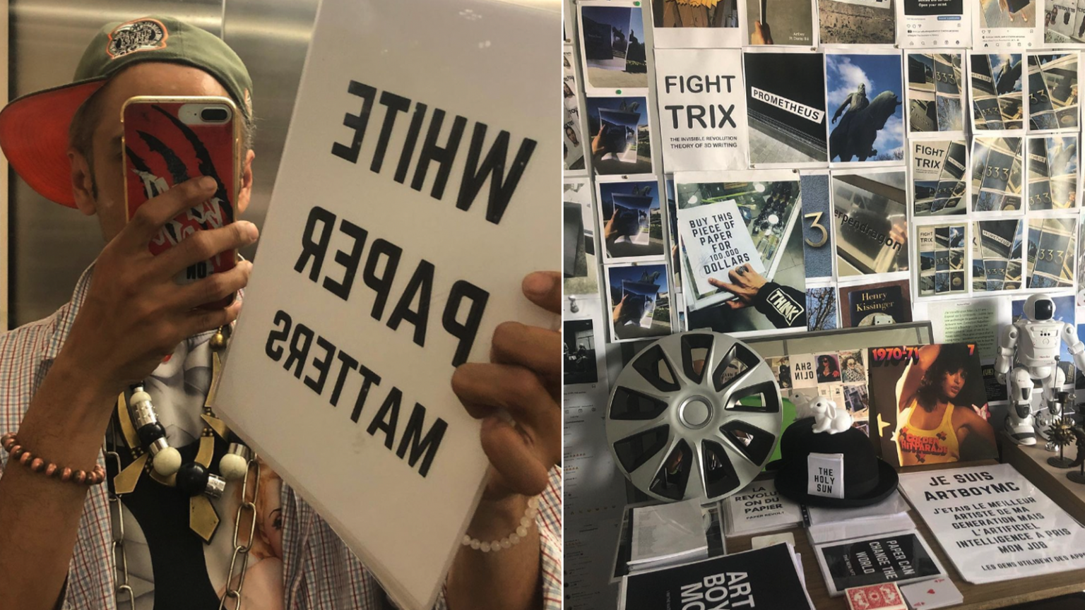 Photo de MC Artboy débarque sur les réseaux pour faire la révolution du papier !