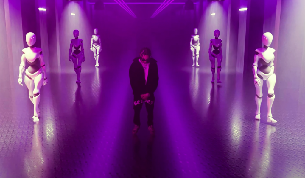 Photo de Lo$ en mode « NON STOP » dans son nouveau clip