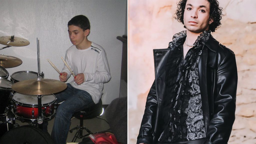 Photo de l'artiste Krystian plus jeune vs aujourd'hui