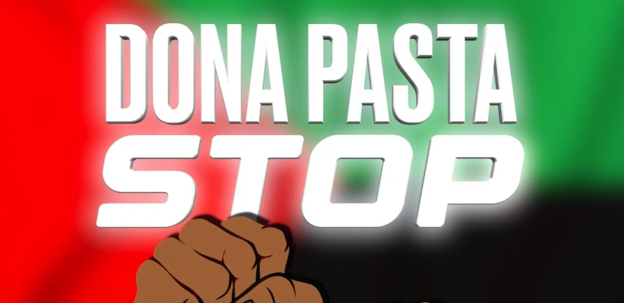 Photo de Dona Pasta lâche un morceau contre la hausse des prix en Martinique avec « STOP »